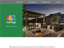 Tablet Screenshot of montagedev.com